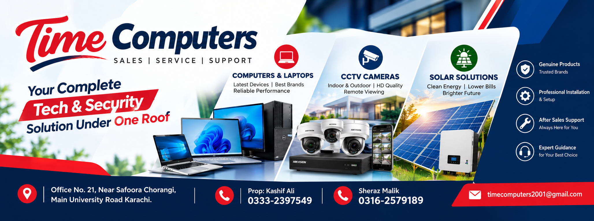 Time Computers Tech Security Banner